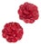GERANIUM, Maxi earrings, Red, Stud For Sale