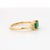 14k Yellow Gold Ring With 0.85ct Emerald & Diamond Accents For Sale - Image 4 of 10