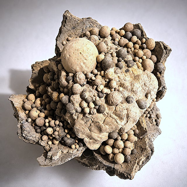 Anita Tullio, Biomorphic Sculpture, 1990s, Ceramic and Stone For Sale - Image 4 of 8