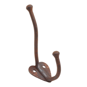 Vintage Cast Iron Double Arm Wall Hook