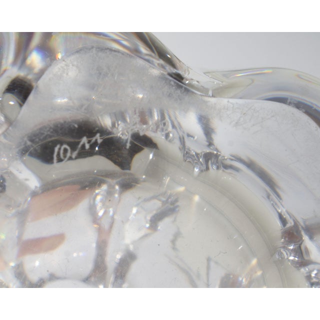 Glass Vicke Lindstrand Orrefors Stella Polaris Crystal Vase For Sale - Image 7 of 7