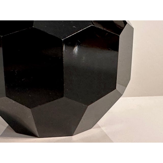 Art Nouveau Faceted Hand-Cut Crystal Glass Vase attributed to Josef Hoffman for Ludwig Moser & Söhne, Karlsbad, 1920s For Sale - Image 10 of 12