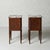 1920s Circa 1920s Belgian Louis XVI Style Marble Top Bedside Tables (Set of 2) For Sale - Image 5 of 12