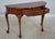 Vintage Burl Walnut George II 1 Drawer Console Table For Sale - Image 4 of 18
