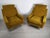 Set of Vintage Mustard Velvet Armchairs, 1960s For Sale - Image 4 of 18