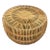 Hand Woven Round Top Natural Rattan Ottoman For Sale