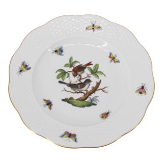 Herend Rothchild Bird Salad Dessert Plate 7.5" Never Used For Sale