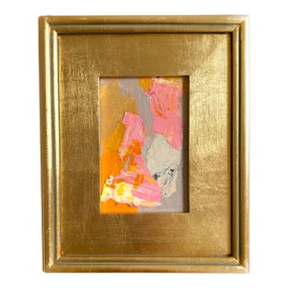 "Scone With Peach Jam" 2025 Mini Painting by Jessalin Beutler For Sale