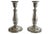 Metal Sterling Silver Candelabras - A Pair For Sale - Image 7 of 10