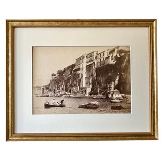 Antique Original Photograph Sorento Italy 1896 Hotel Tramontano For Sale