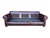 Restoration Hardware Medium Brown Leather Sofa With Feather-Filled Cushions For Sale - Image 9 of 10