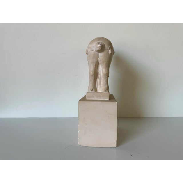 Chinese Vintage Chinese Ceramic - Plaster Horse Sculpture For Sale - Image 3 of 12