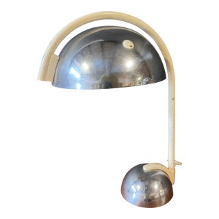1940s Art Deco Chrome Table Lamp For Sale