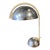 1940s Art Deco Chrome Table Lamp For Sale