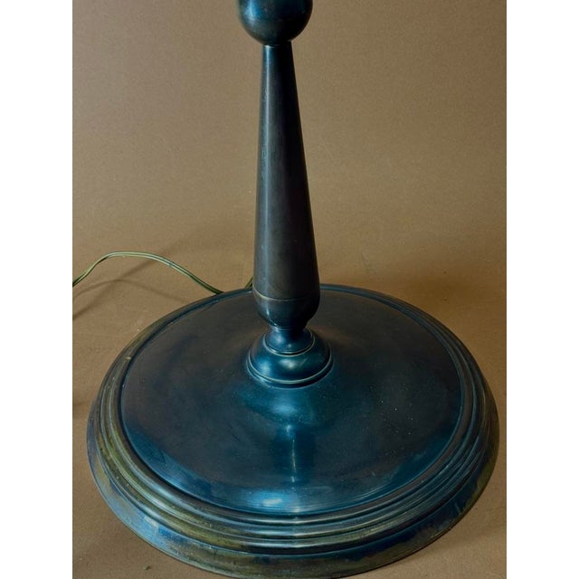 Metal Modern Bronze Floor Lamp, 1940 For Sale - Image 7 of 9