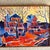 Vintage Boho Signed Original Abstract Expressionist Oil Painting on Canvas For Sale - Image 9 of 13