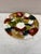 French Majolica Strawberries Plate Orchies, circa 1890.