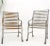 Mid-Century Modern Heavy Antique Wrought Iron Outdoor Chairs His & Hers - a Pair For Sale - Image 3 of 13
