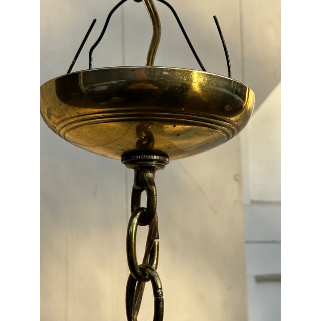 Metal Vintage 10 Light Two Tier Brass Dutch Baroque Chandelier For Sale - Image 7 of 12
