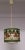 Textile German Vintage Ceiling Lamp with Painted Fabric Screen, 1970s For Sale - Image 7 of 7