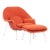 Eero Saarinen for Knoll Mid Century Womb Chair With Ottoman For Sale