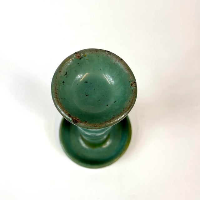 Mid 19th Century 19th Century Chinese Ceramic Oil Lamp For Sale - Image 5 of 6
