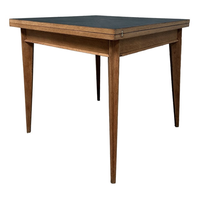 Extendable Oak Table, 1950s For Sale