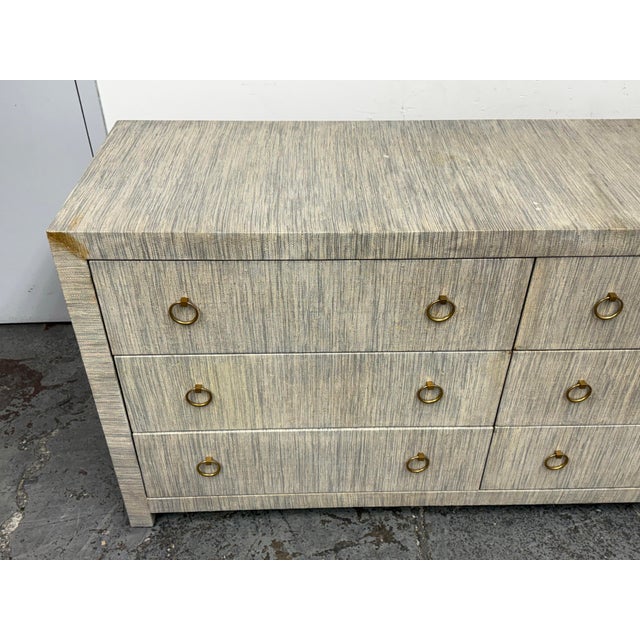 Serena & Lily Linen Wrapped Driftway Dresser For Sale In San Francisco - Image 6 of 12