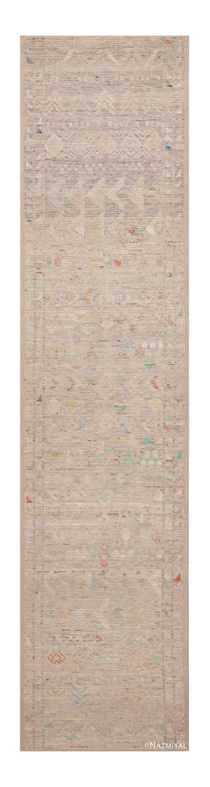 Nazmiyal Collection Tribal Geometric Modern Runner Rug