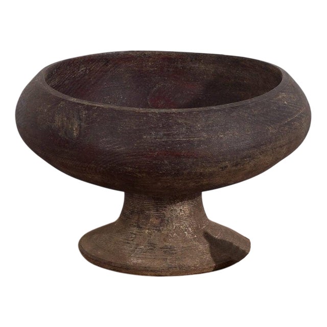 Antique Chinese Wooden Bowl For Sale