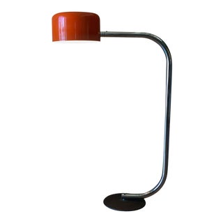 Chrome and Enameled Metal Floor Lamp by Robert Sonneman, Ca. 1970 For Sale
