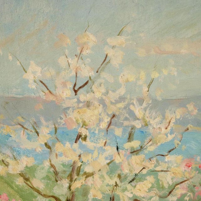 Luigi Comolli, Landscape, Oil on Panel, Framed For Sale - Image 5 of 10