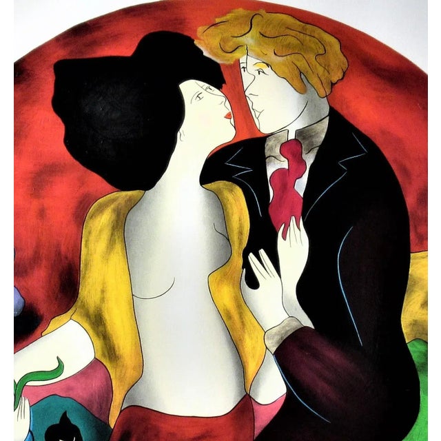 Contemporary Linda Le Kinff, Two Lovers, Circa 1990 For Sale - Image 3 of 8