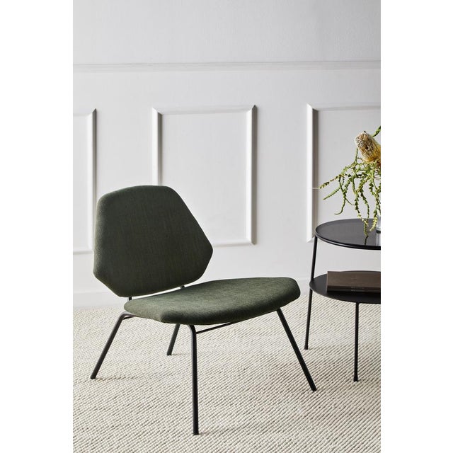Gold Lean Dusty Green Lounge Chair by Nur Design For Sale - Image 8 of 14