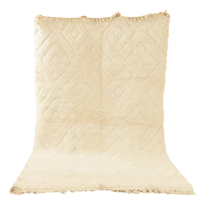Berber Rug White Diamond