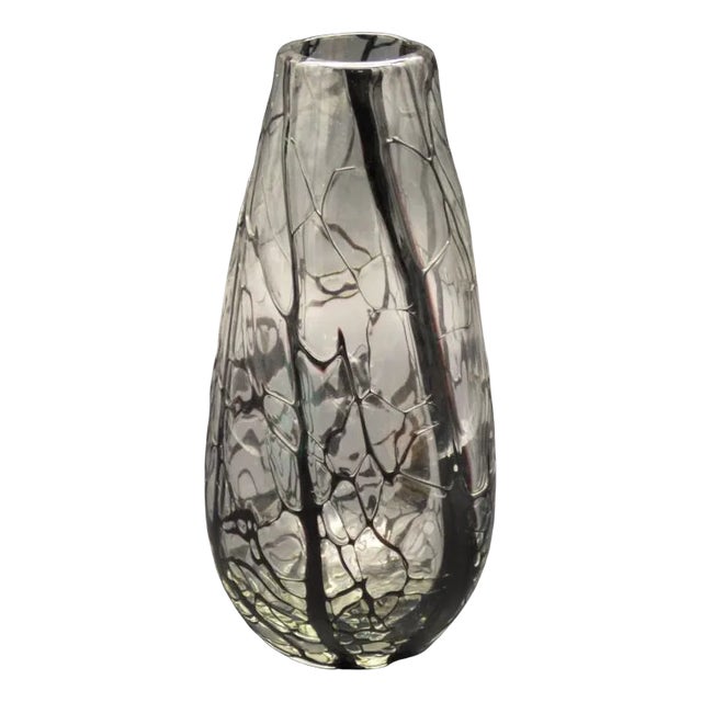 Large Handmade Murano Glass Vase, Italy, 1960s For Sale