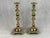 A Pair of Footed Russian Ninetenth Century Candlesticks in Solid Brass-10.75" For Sale In West Palm - Image 6 of 7