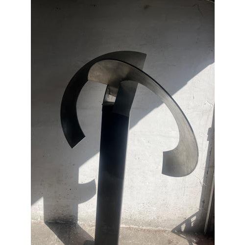 Metal Alexander Ketele, Abstract Sculptures, Steel, Set of 2 For Sale - Image 7 of 9