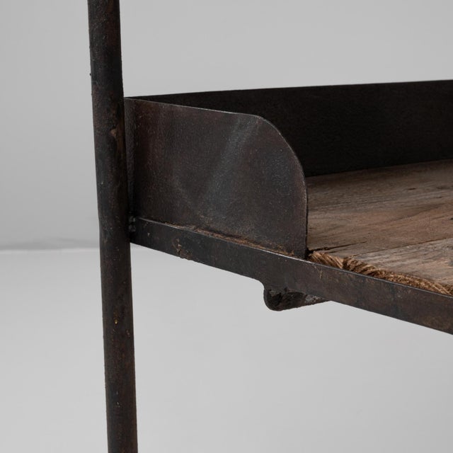 20th Century French Iron Bakery Table with Wooden Top For Sale - Image 13 of 18