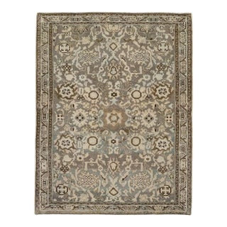 Galerie Shabab Collection Mid-20th Century Persian Malayer Throw Rug For Sale