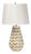 Regina Andrew Cassia Chevron Table Lamp in Natural For Sale