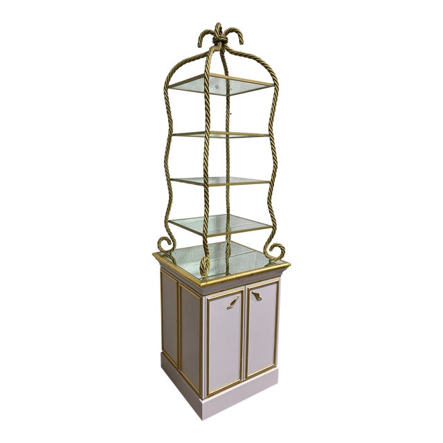 Vintage Hollywood Regency Etageres For Sale