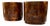 Jonathan Charles Jacques Burl Walnut Demilune Nightstand, Set of 2 For Sale