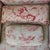 Queen Anne Style Wingback Armchair in Red Toile De Jouy For Sale - Image 10 of 14