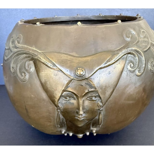 Metal Erté (Romain De Tirtoff) "Fruit of Life" Bronze Bowl – Rare Artist Proof Signed 1985 For Sale - Image 7 of 14
