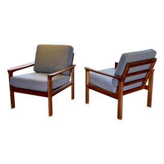 Danish Teak Armchairs from Komfort, 1960s, Set of 2 For Sale