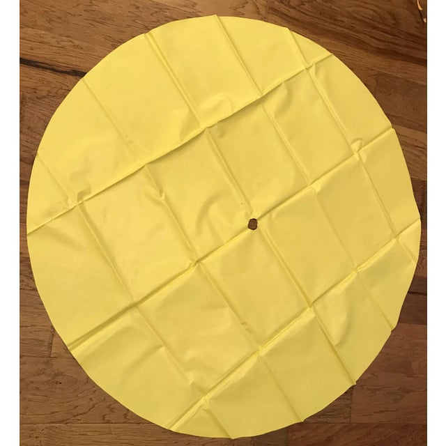 Mid Century Modern Outdoor Vinyl Umbrella Table Tablecloth Cover For Sale - Image 4 of 5