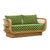 Luna Sofa in Stained Rattan by Popus Editions For Sale - Image 4 of 9