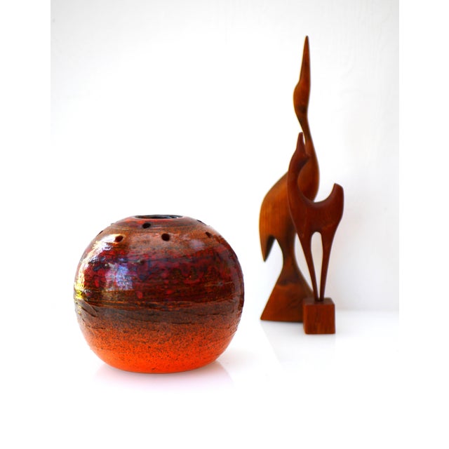 Mid-Century Art Pottery Vase in Ceramic from Tilgmans For Sale - Image 9 of 11