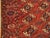 1870s Red Tribal Geometric Antique Russian Tekke Turkmen Carpet 7' X 10'6" Knotted Wool Rug For Sale - Image 4 of 12